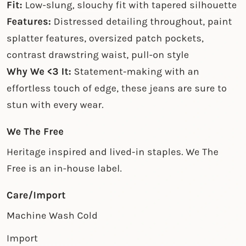 We The Free by FREE PEOPLE: “Moxie Flocked” Low Slung Barrel Jeans in RUST…NWT - Picture 6 of 12